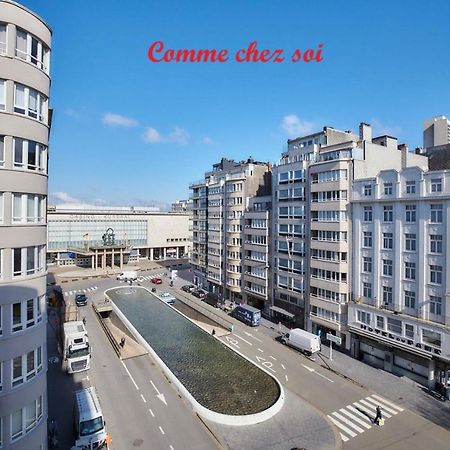 Lichtrijk En Comfortabel Hoekappartement Met Gratis Parking En Zeer Centraal Gelegen - Comme Chez Soi Ostende Exteriér fotografie