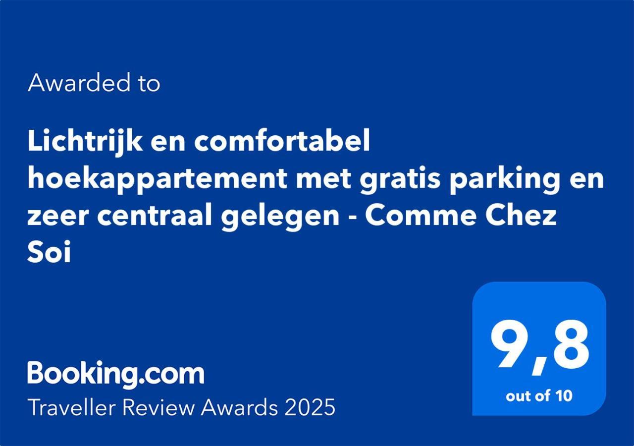 Lichtrijk En Comfortabel Hoekappartement Met Gratis Parking En Zeer Centraal Gelegen - Comme Chez Soi Ostende Exteriér fotografie